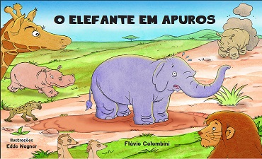 Capa do livro O ELEFANTE EM APUROS