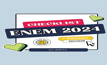 ENEM 2024 CHECKLIST