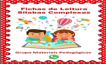 ALFABETO SÍLABAS COMPLEXAS FICHAS DE LEITURA